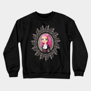 Gothic doll crying Crewneck Sweatshirt